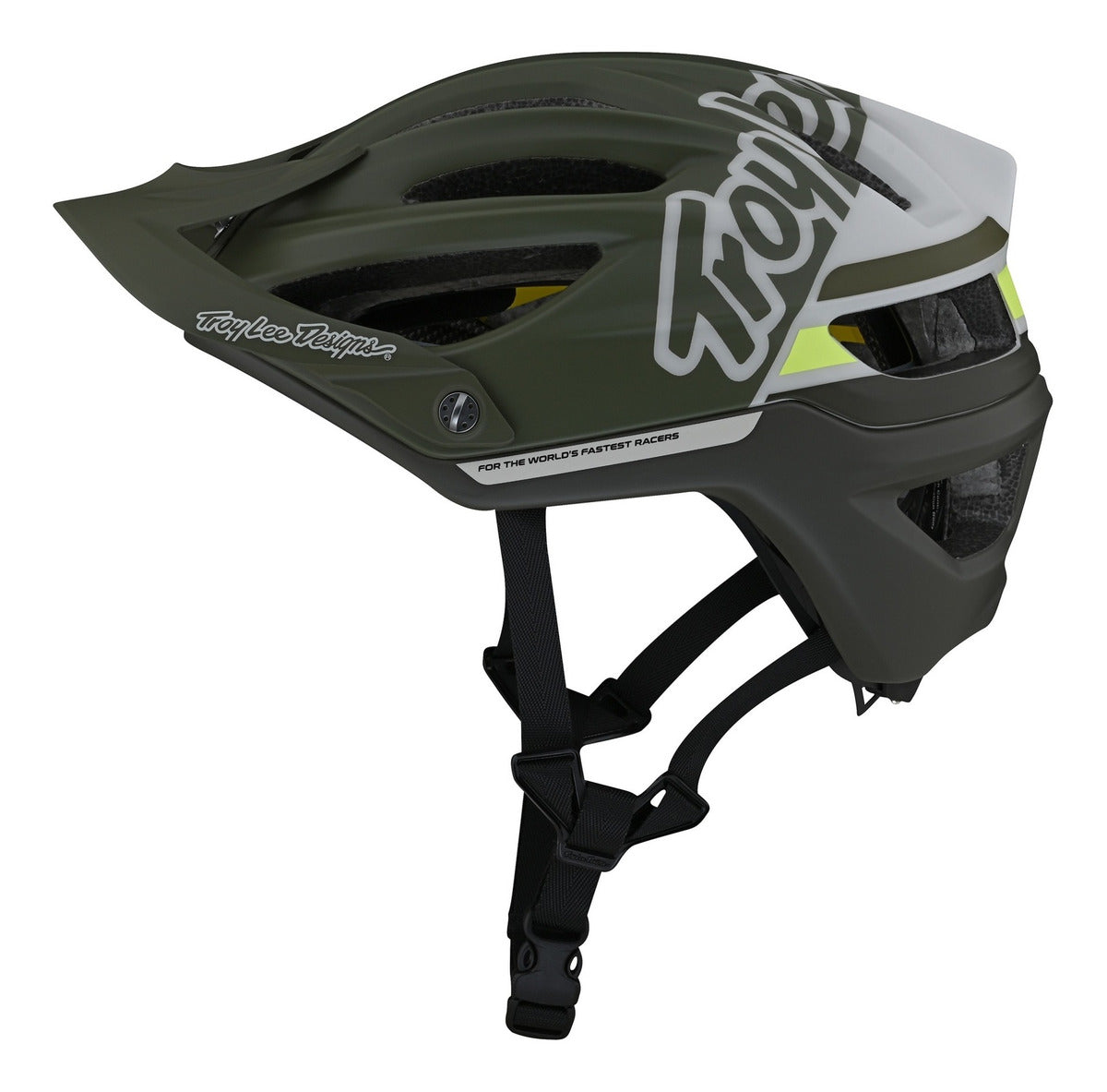 Casco Troy Lee Designs A2 con Mips Silhouette Green
